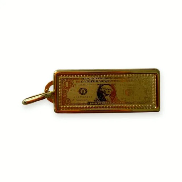 Dije de dólar, visto de frente