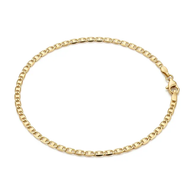 Pulsera eslabón marino de oro de 18 quilates, la pieza que se sortea