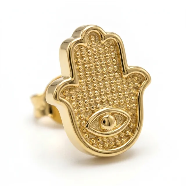 Topito hamsa, detalle en ángulo